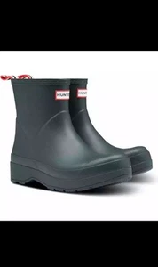Women Hunter Boots Short Play Boots Original Hunter Rain Boots New Size 9 (HH) - Picture 1 of 3