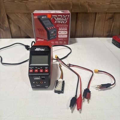 HRC44246 Hitec RCD RDX1 Pro Single Channel 100W Watt RC Airplane Battery Charger - Image 1 of 4