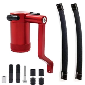 Technology Continental Braided Hose illet Catch Can For Dodge 6.4L 2011-2023 - Picture 1 of 14