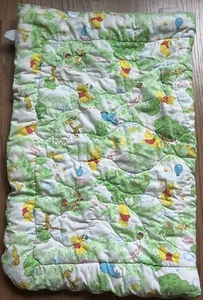 Vintage Disney Winnie The Pooh Blanket Bunting Sleeping Bag Zip Up Baby - Picture 1 of 5