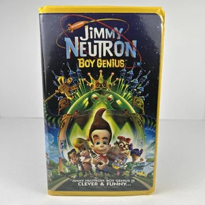 Jimmy Neutron: Boy Genius (VHS, 2002, Clamshell) Nickelodeon Family Movie - Picture 1 of 5