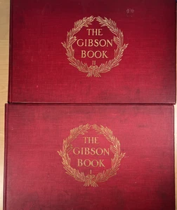 The Gibson Book Volumes 1 & 2 by Charles Dana Gibson HC 1906 Scribner Publ. - Picture 1 of 22