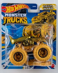 Hot Wheels Monster Trucks / Mega Wrex / Gold / 2024 / Free Shipping - Picture 1 of 5
