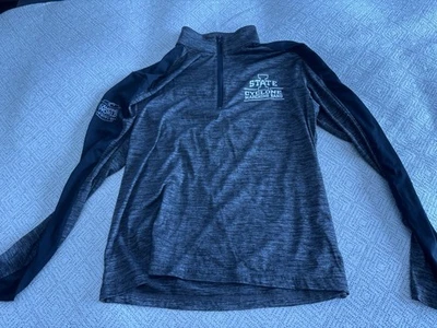 Iowa State Cyclones Marching Band black & gray half zip pullover, adult Medium - Image 1 of 3