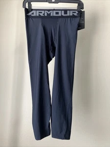 Leggings negros Under Armour para hombre talla mediana Heat Gear 3/4 de longitud - Imagen 1 de 3
