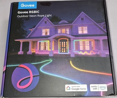 Govee Outdoor Neon Rope Lights 32.8ft RGBIC IP67 Waterproof - Image 1 of 4