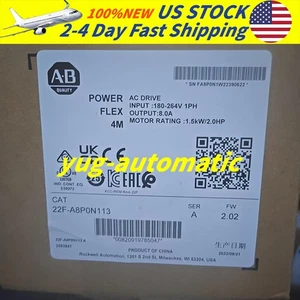 New  Free Shipping AB 22F-A8P0N113 PowerFlex 4M AC Drive 22FA8P0N113 - Picture 1 of 6