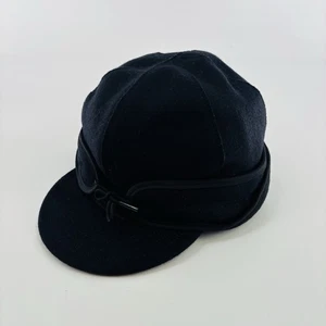 Stormy Kromer Mütze Kappe schwarz 7 1/2 Herren Mackinaw Wolle Jagd - Bild 1 von 7