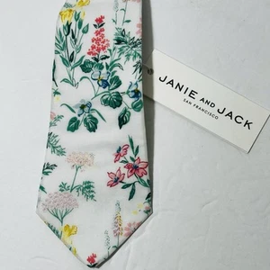 NWT Janie And Jack Boys Tie Size 2-5 Summer $26 Dressy Church Wedding - Picture 1 of 4