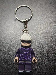 Gojo From Jujutsu Kaisen Custom Minifigure Handmade Keychain - Picture 1 of 1
