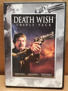 "DEATH WISH TRIPLE-PACK" 3-Disc DVD Set (2007, MGM) starring Charles Bronson - Picture 1 of 4