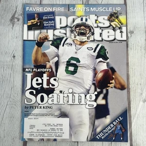 Sports Illustrated Magazine January 25, 2010 NFL Playoffs Mark Sanchez Regional - Foto 1 di 6