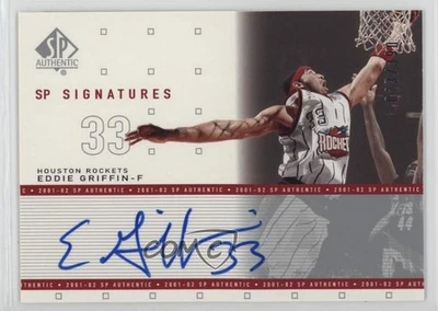 2001-02 SP Authentic SP Signatures /390 Eddie Griffin #EG Rookie Auto RC - Image 1 of 2
