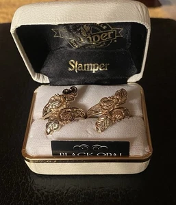 Black Hills Gold Rings Size 7 And 7.5, 6.82 Grams 10-12k Gold - Picture 1 of 5
