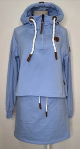 WANAKOME Leelee Lux Baby Blue Jay Half-Zip Hoodie & Rock Set Gr. S - Bild 1 von 5