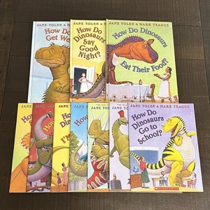 Lot of 10 How Do Dinosaurs Picture Books Jane Yolen & Mark Teague #M1 - Picture 1 of 7