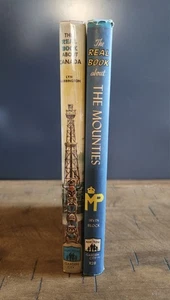 Lot Of 2 Real Books The Real Book About Canada And The Mounties, Hardcover... - Picture 1 of 4