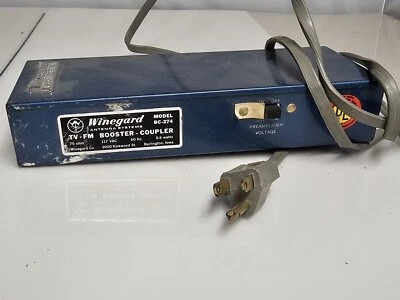 Vintage Winegard Model: BC-274 TV-FM Booster-Coupler  - Image 1 of 3