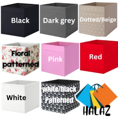 IKEA DRONA Storage Box for KALLAX – Fabric Cube Organiser 33x38x33cm All Colours - Image 1 of 2