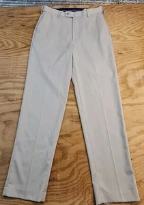 Saddlebred Beige Poly Blend Golf Pants Mens 32 x 32 Lightweight Active - Picture 1 of 7