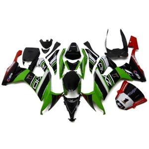 ABS Fairings Kit for 2008 2009 2010 Ninja ZX10R Kawasaki Bodywork Black Green - Picture 1 of 10