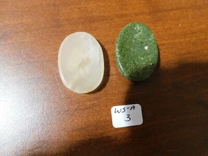 (2) UN PAR DE BONITAS PIEDRAS DE PREOCUPACIÓN DE ÁGATA (NUEVO) WS-A-3 - Imagen 1 de 3