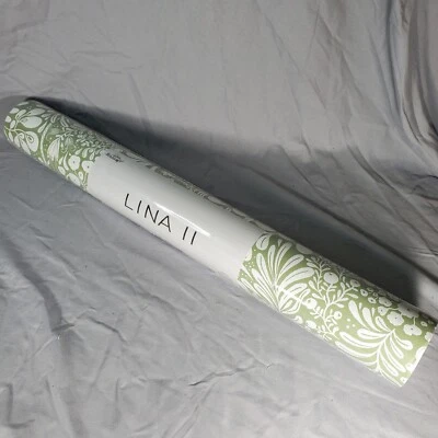 Rollo de papel tapiz botánico verde oscuro Lina Schnaufer Siv no tejido 10,05 m x 0,53 m Foto 1 de 4