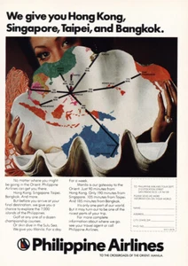 1975 Philippine Airlines: We Give You Hong Kong Vintage Print Ad - Picture 1 of 1
