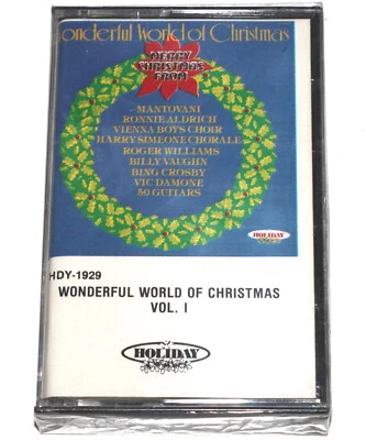 Wonderful World Of Christmas Vol 1 (Cassette Tape 1981) Holiday Music NEW SEALED - Image 1 of 4