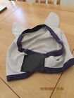 Silver/Navy binding  Fly Mask Size Full (has some marks)