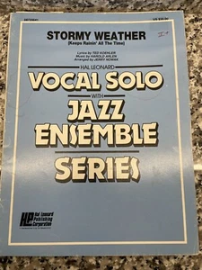 Stormy Weather, Vocal Solo with Jazz Ensemble (Hal Leonard) Big Band Sheet music - Picture 1 of 2