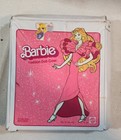 Étui Barbie Vintage Vinyle Rose et Blanc 1982 par Mattel