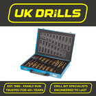HSS METAL DRILL BIT SETS - 19pc 21pc 25pc 29pc 41p 50pc 99pc 170pc COBALT/TIN