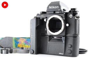 [Exc+3] Nikon F3 HP analoge Spiegelreflexkamera 35 mm Gehäuse MD-4 Motorantrieb #1343 - Bild 1 von 24