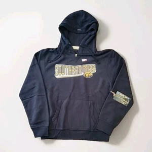 Southern Miss Golden Eagles Women's Hoodie Sweatshirt 2XL NCAA Black Gold Rough  - Picture 1 of 22