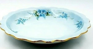 Bareuther Waldsassen Bavaria Porcelain Vegetable Dish Blue & White Flowers - Picture 1 of 6
