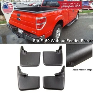 Juego de aletas delanteras traseras OE protectores de barro contra salpicaduras para Ford F-150 04-14 con bengalas de guardabarros - Imagen 1 de 1