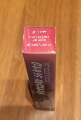 BNIB SMASHBOX LIP GLOSS ANGELES SHIMMER 4ML FULL SIZE SHADE AY POPPY RED ROSE - Image 1 of 2