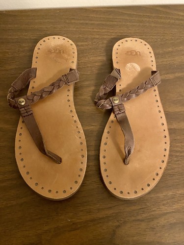 Sandali UGG in pelle intrecciata