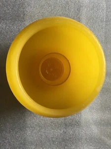 Windlicht Lampion gelb aus Wachs Ø ca. 12 cm - Bild 1 von 2