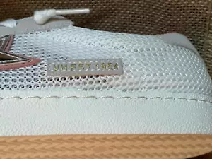 NUEVO CON ETIQUETAS Tenis Habana Vintage Para Mujer/Niña "Carla" Blanco/Gris - Imagen 1 de 24