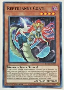Yugioh Burst of Destiny BODE-EN020 Reptilianne Coatl Common NM/M - Picture 1 of 1