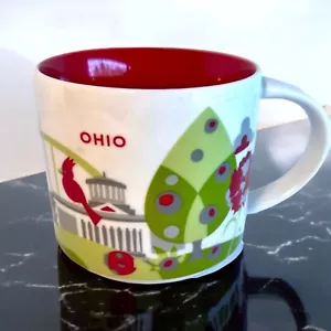 Taza Starbucks 2013 You Are Here Collection OHIO 14 OZ NUEVA SIN CAJA impecable - Imagen 1 de 15