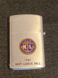 U.S. NAVY LEAGUE BALL 1961  :  ADVERTISING LIGHTER  :  PRINCE "ROCKY" - Picture 1 of 5