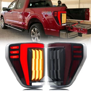 LED Sequential Tail Lights for Ford F-150 F150 XL STX 2021 2022 2023 Rear Lamps - Foto 1 di 6