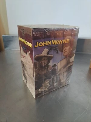 BRAND NEW SEALED John Wayne Collector Series (VHS 1997) 5 Tape Set  - Image 1 of 4