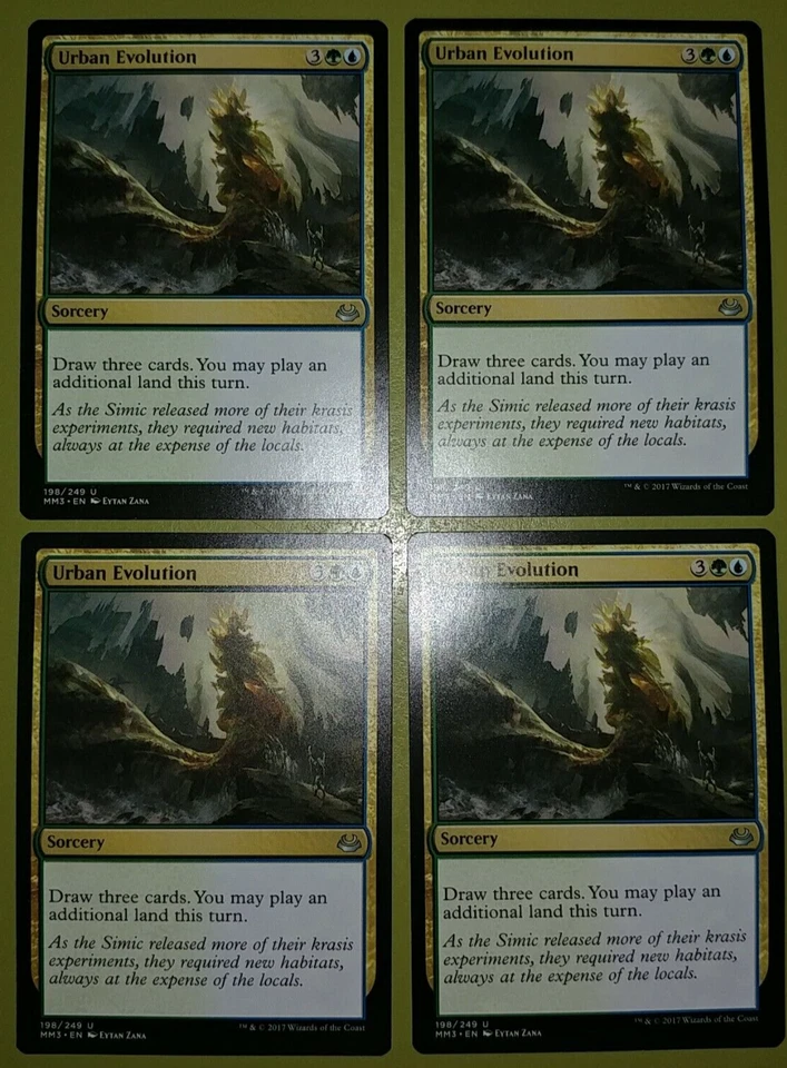 Urban Evolution x4 Modern Masters 2017 4x Playset Magic the Gathering MTG - Image 1 of 1
