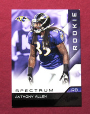 2011 Absolute Memorabilia Spectrum Black Retail #128 Anthony Allen 5/25 Ravens