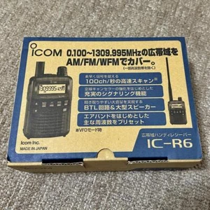 Icom IC-R6 Airband Special czarny szerokopasmowy odbiornik ręczny - Zdjęcie 1 z 9