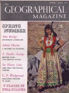 the geographical magazine-APR 1950 MEXICAN GIRL IN NATIONAL COSTUME. - Picture 1 of 2